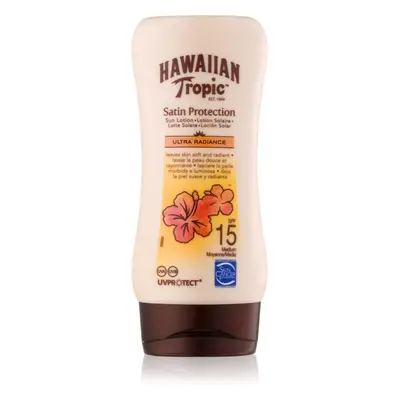 Hawaiian Tropic Satin Protection vízálló napozótej SPF 15 180 ml