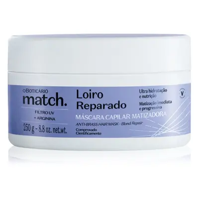 Match. Blonde Repair regeneráló maszk szőke hajra 250 g