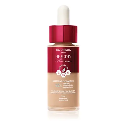 Bourjois Healthy Mix könnyű alapozó természetes hatásért árnyalat 55N Deep Beige 30 ml