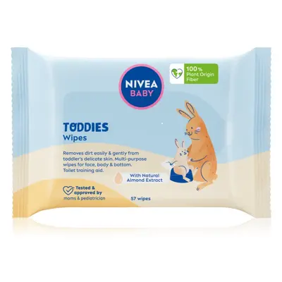 NIVEA BABY Toddies nedves törlőkendők gyermekeknek 57 db