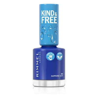 Rimmel Kind & Free körömlakk árnyalat 169 Sapphire Soar 8 ml