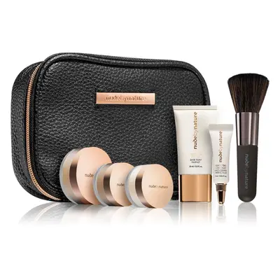 Nude by Nature Complexion Essentials Starter Kit ajándékszett 04 Rose Beige hölgyeknek