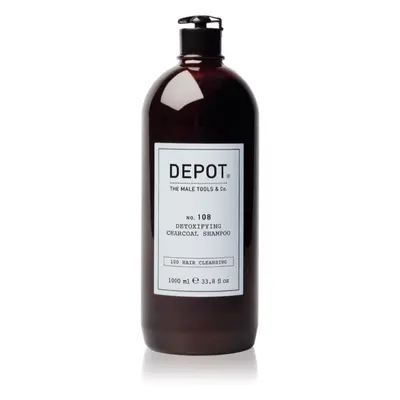 Depot No. 108 Detoxifing Charchoal Shampoo Tisztító méregtelenítő sampon minden hajtípusra 1000 