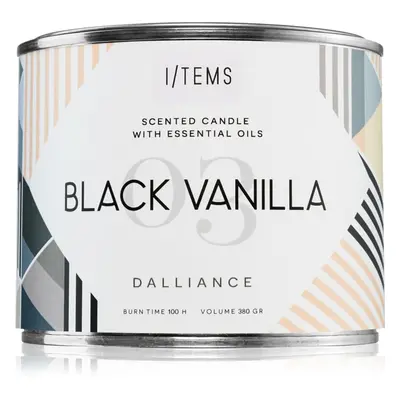 I/TEMS Essential Outdoor Black Vanilla kültéri gyertyák 380 g