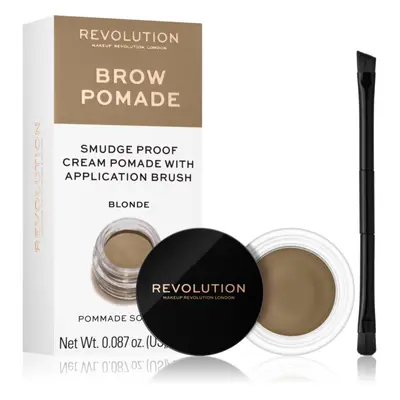 Makeup Revolution Brow Pomade szemöldök pomádé árnyalat Blonde 2.5 g