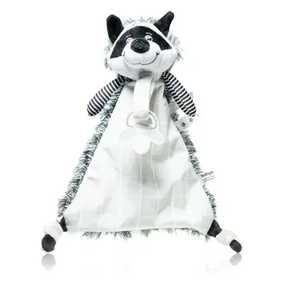 BabyOno Toy morzsolgatós szundikendő csattal Racoon Rocky 1 db