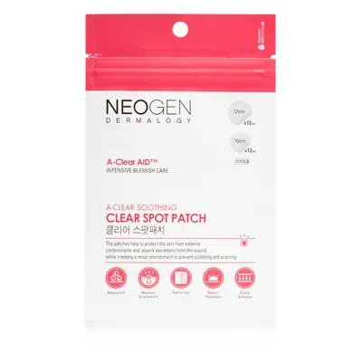 Neogen Dermalogy A-Clear Soothing Spot Patch tisztító tapasz az aknés bőrre 24 db