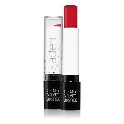 Aden Cosmetics Creamy Velvet Lipstick krémes rúzs árnyalat 08 Scarlett Heart 3 g