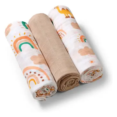 BabyOno Take Care Muslin Diapers mosható pelenkák Beige 3 db