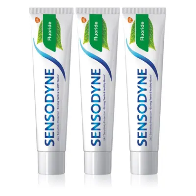 Sensodyne Fluoride fogkrém érzékeny fogakra 3x75 ml