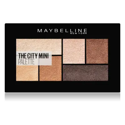 Maybelline The City Mini Palette szemhéjfesték paletta árnyalat 400 Rooftop Bronzes 6 g