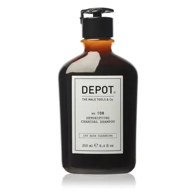 Depot No. 108 Detoxifing Charchoal Shampoo Tisztító méregtelenítő sampon minden hajtípusra 250 m