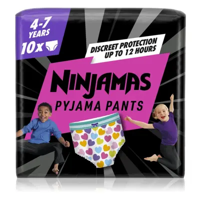 Pampers Ninjamas Pyjama Pants pizsama nadrágpelenkák 17-30 kg Hearts 10 db