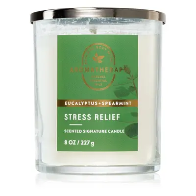 Bath & Body Works Stress Relief Eucalyptus & Spearmint illatgyertya Stress Relief 227 g