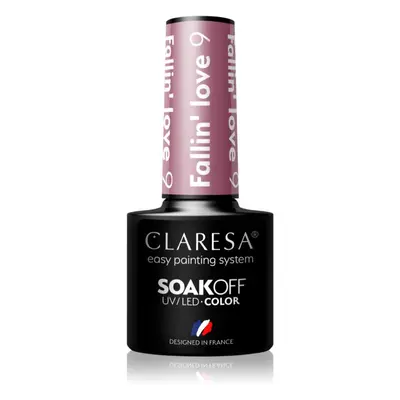 Claresa SoakOff UV/LED Color Fallin' Love géles körömlakk árnyalat 9 5 g