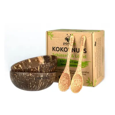 Pandoo Coconut Set Bowls & Spoons etetőkészlet