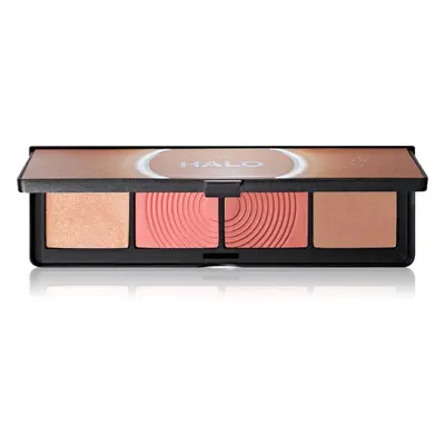 Smashbox Halo Sculpt + Glow Face Palette bőrélénkítő és arcpirosító sminkpaletta árnyalat Back t