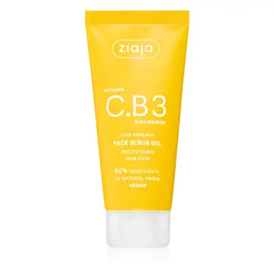 Ziaja Vitamin C.B3 Niacinamide peeling tisztító gél az arcra 100 ml