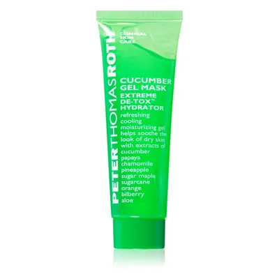 Peter Thomas Roth Cucumber De-Tox Gel Mask hidratáló gél maszk az arcra és a szem környékére 30 