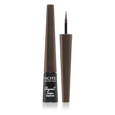 Note Cosmetique Elegant Matte Dipliner szemceruza árnyalat 02 Coffee Brown 2,5 ml