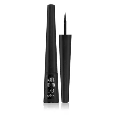 Aden Cosmetics Matte Liquid Liner szemhéjtus árnyalat Black 2,5 ml