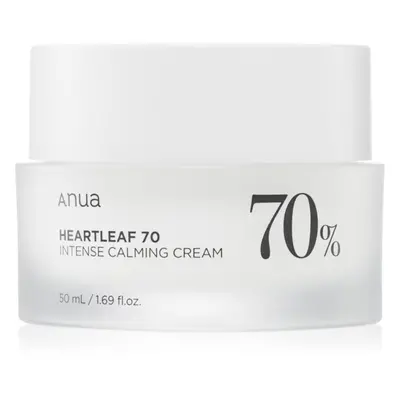 Anua Heartleaf 70% Intense Calming Cream intenzív nyugtató és védő krém minden bőrtípusra, beleé