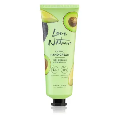 Oriflame Love Nature Organic Avocado Oil ápoló kézkrém avokádóval 75 ml