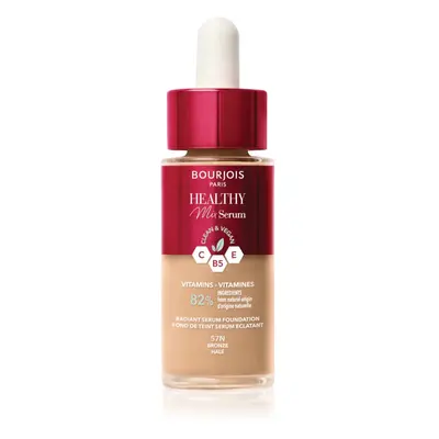 Bourjois Healthy Mix könnyű alapozó természetes hatásért árnyalat 57N Bronze 30 ml