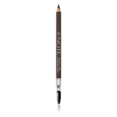 Note Cosmetique Natural Look szemöldök ceruza kefével 05 Grey Brown 1,08 g