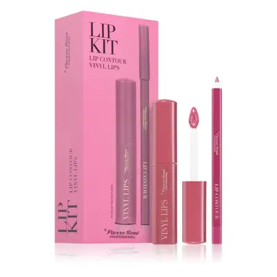 Pierre René Professional Lip Kit ajándékszett az ajkakra 02 Mauve Fusion 2 db