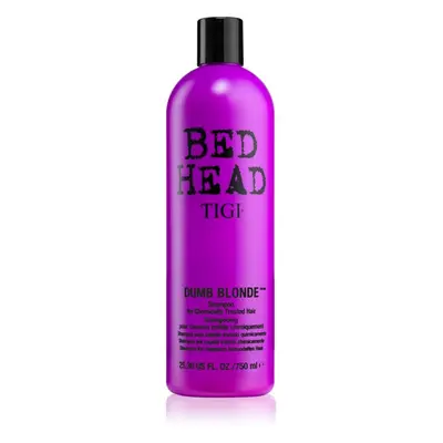 TIGI Bed Head Dumb Blonde sampon a kémiailag kezelt hajra 750 ml