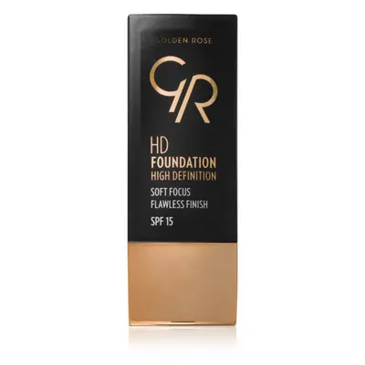 Golden Rose High Definition hidratáló alapozó SPF 15 árnyalat 102 Ivory 30 ml