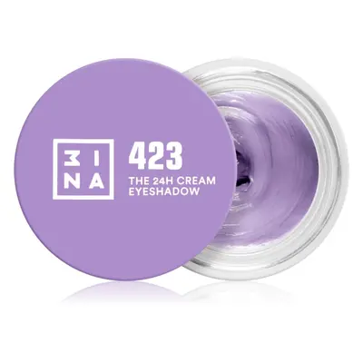 3INA The 24H Cream Eyeshadow krémes szemhéjfestékek árnyalat 423 Lilac 3 ml