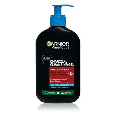 Garnier Pure Active Charcoal tisztító gél a mitesszerek ellen 250 ml