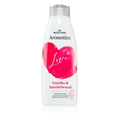 PAPOUTSANIS Aromatics Love felfrissítő tusfürdő gél 600 ml