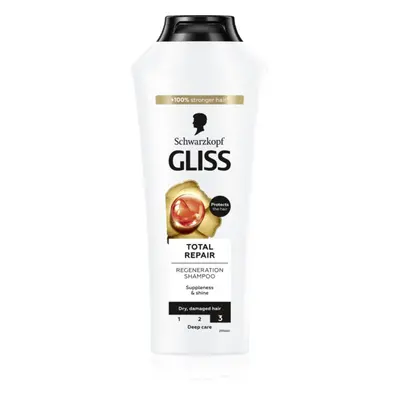 Schwarzkopf Gliss Total Repair intenzíven regeneráló sampon 400 ml