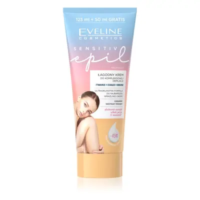 Eveline Cosmetics Sensitive Epil szőrtelenítő krém a testre 175 ml