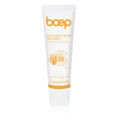 Boep Natural Sun Cream Sensitive napozó krém SPF 50 50 ml