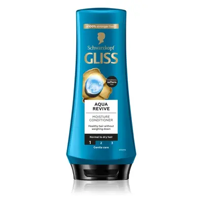 Schwarzkopf Gliss Aqua Revive hajbalzsam normál és száraz hajra 200 ml