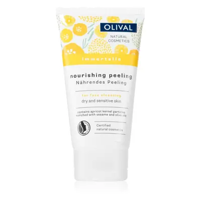 Olival Immortelle Nourishing Peeling gyengéd bőrradír száraz és érzékeny bőrre 75 ml