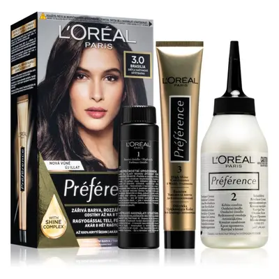 L’Oréal Paris Préférence hajfesték árnyalat 3.0 Dark Brown 1 db