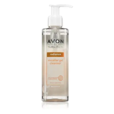 Avon Nutra Effects Radiance micellás tisztító gél az élénk bőrért 195 ml