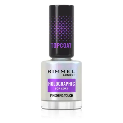 Rimmel Holographic fedő körömlakk csillámporral 12 ml