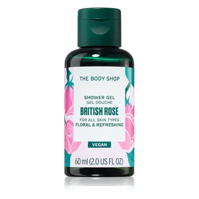 The Body Shop British Rose Shower Gel tusfürdő gél 60 ml