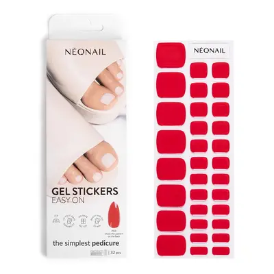 NEONAIL Easy On Gel Stickers körömmatrica lábakra árnyalat P03 32 db