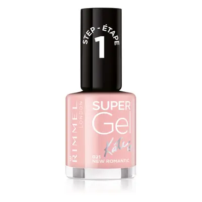 Rimmel Super Gel By Kate géles körömlakk UV/LED lámpa használata nélkül árnyalat 021 New Romanti