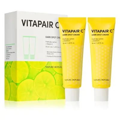 NATURE REPUBLIC Vitapair C Dark Spot Cream élénkítő gél krém a hiperpigmentációs bőrre 2x50 ml