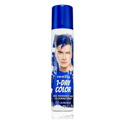 Venita 1-Day Color színező spray hajra árnyalat No. 12 - Ultra Blue 50 ml