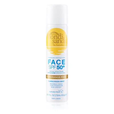 Bondi Sands SPF 50+ Face Fragrance Free védő permet az arcra SPF 50+ 60 g