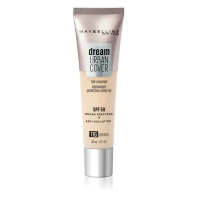 Maybelline Dream Urban Cover Magas fedésű alapozó árnyalat 116 Sesame 30 ml